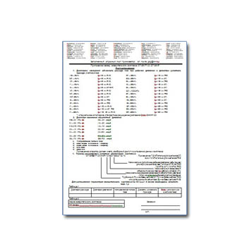 Опросный лист для заказа  измерительных комплексов от производителя Газпромгаз